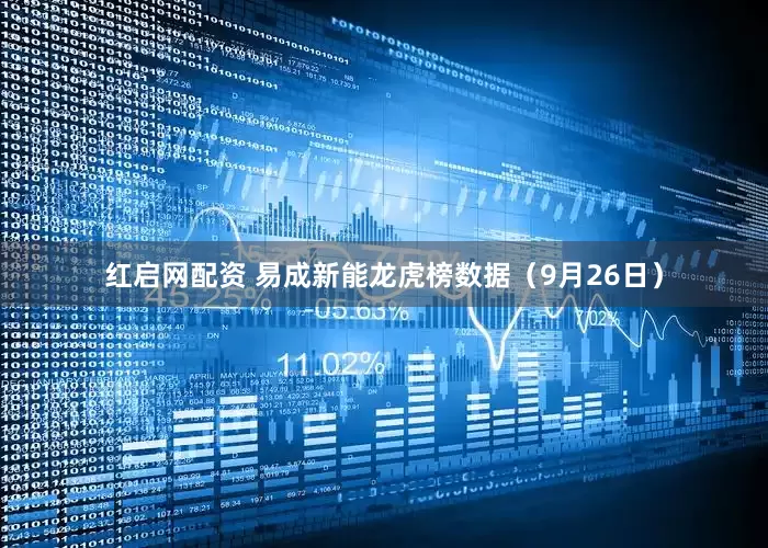 红启网配资 易成新能龙虎榜数据（9月26日）