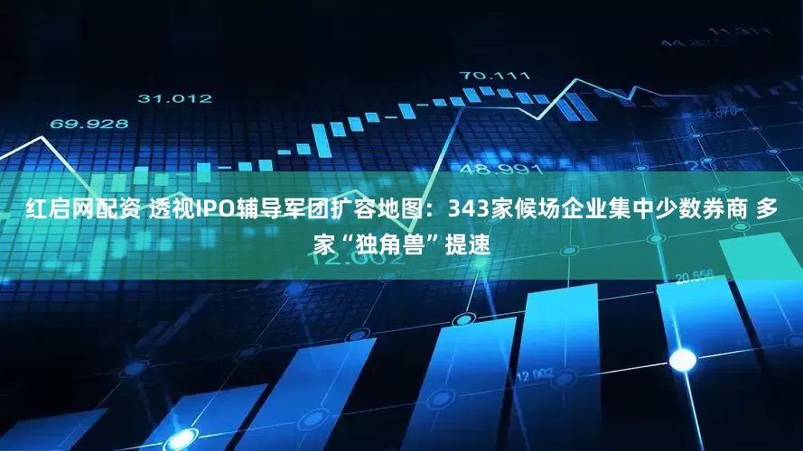 红启网配资 透视IPO辅导军团扩容地图:343家候场企业集中少数券商 多家“独角兽”提速